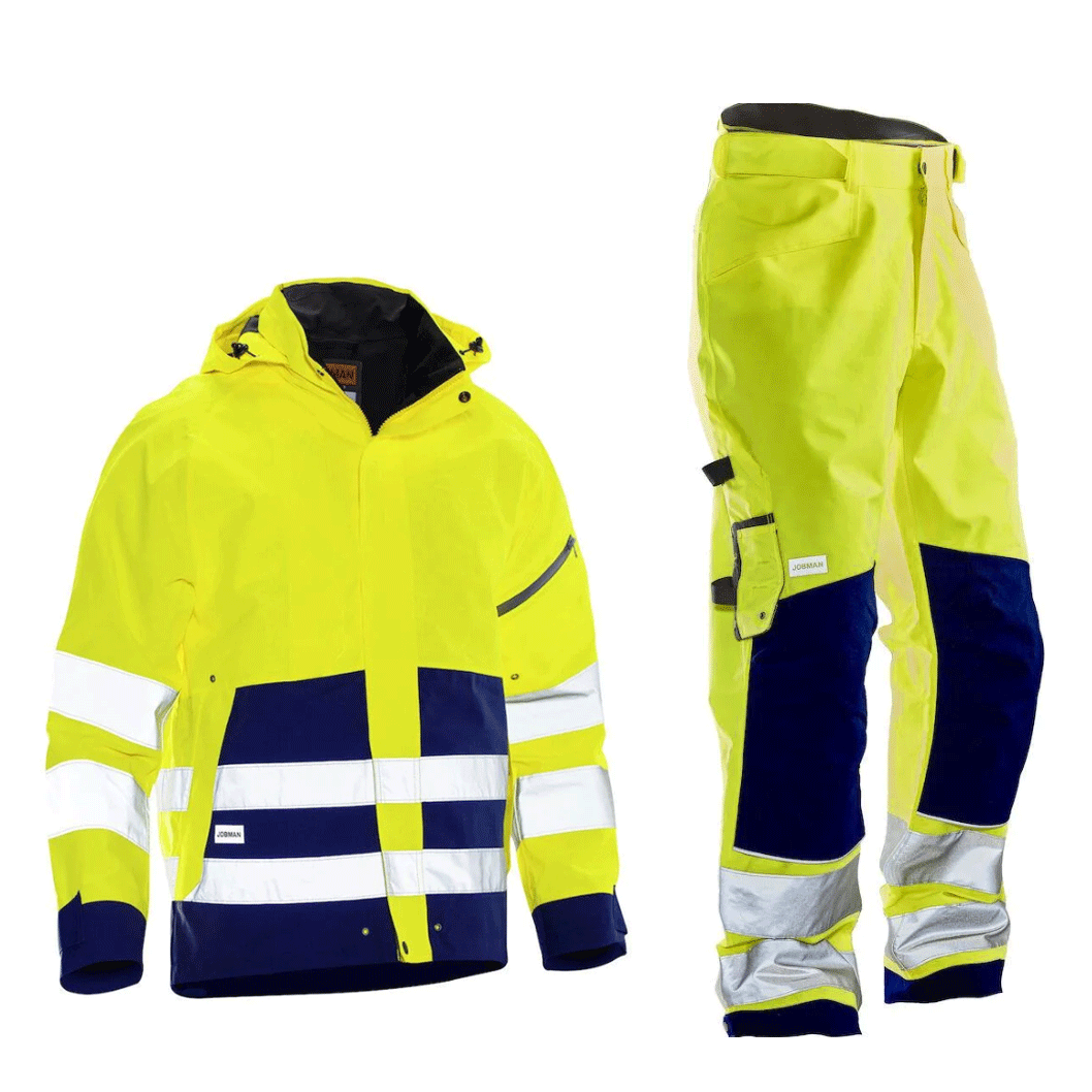 Skaljacka + Skalbyxa Jobman Gul/Navy - 3