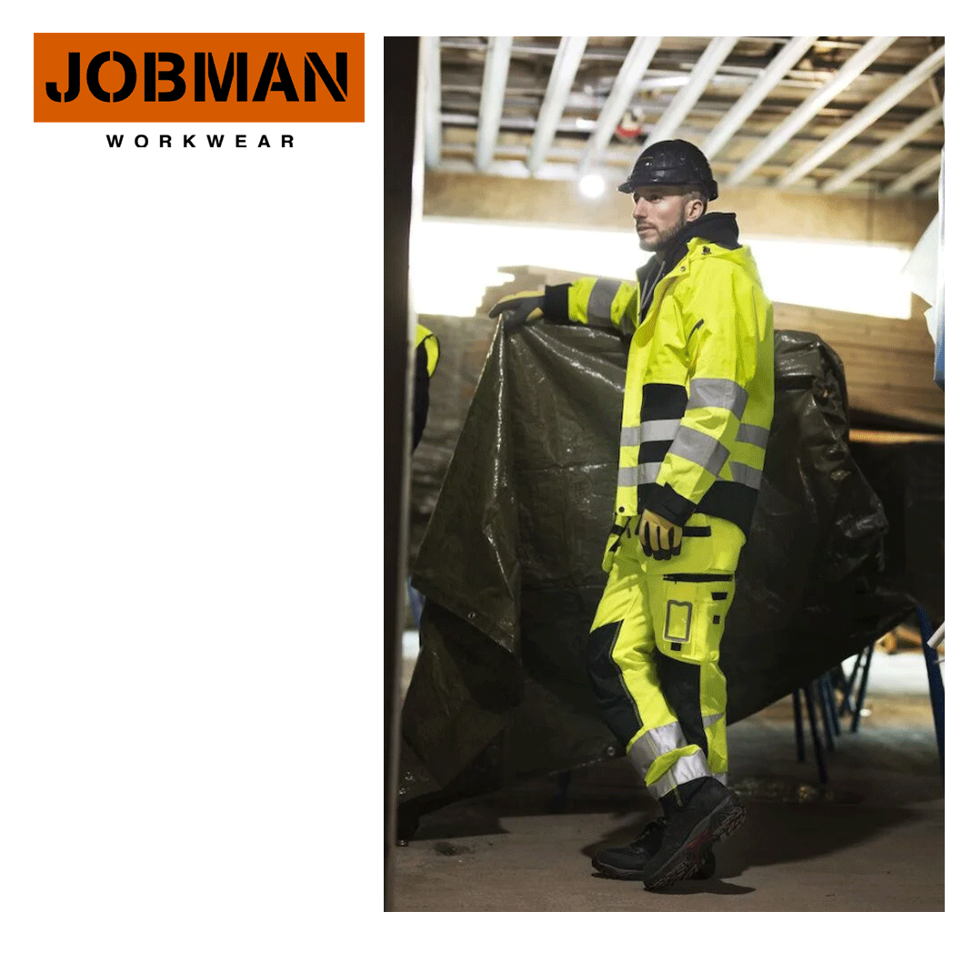 Skaljacka + Skalbyxa Jobman Gul/Navy - 4