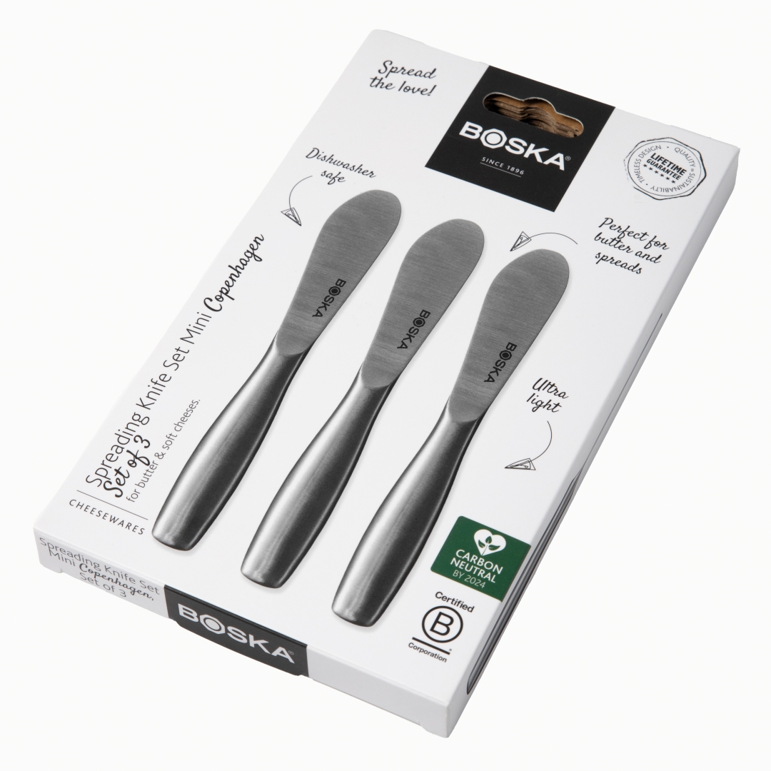 Boska Copenhagen Smörknivar 3-pack Rostfritt Stål - 4