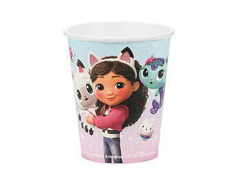 Gabby's Dollhouse pappersmuggar 250 ml 6-pack