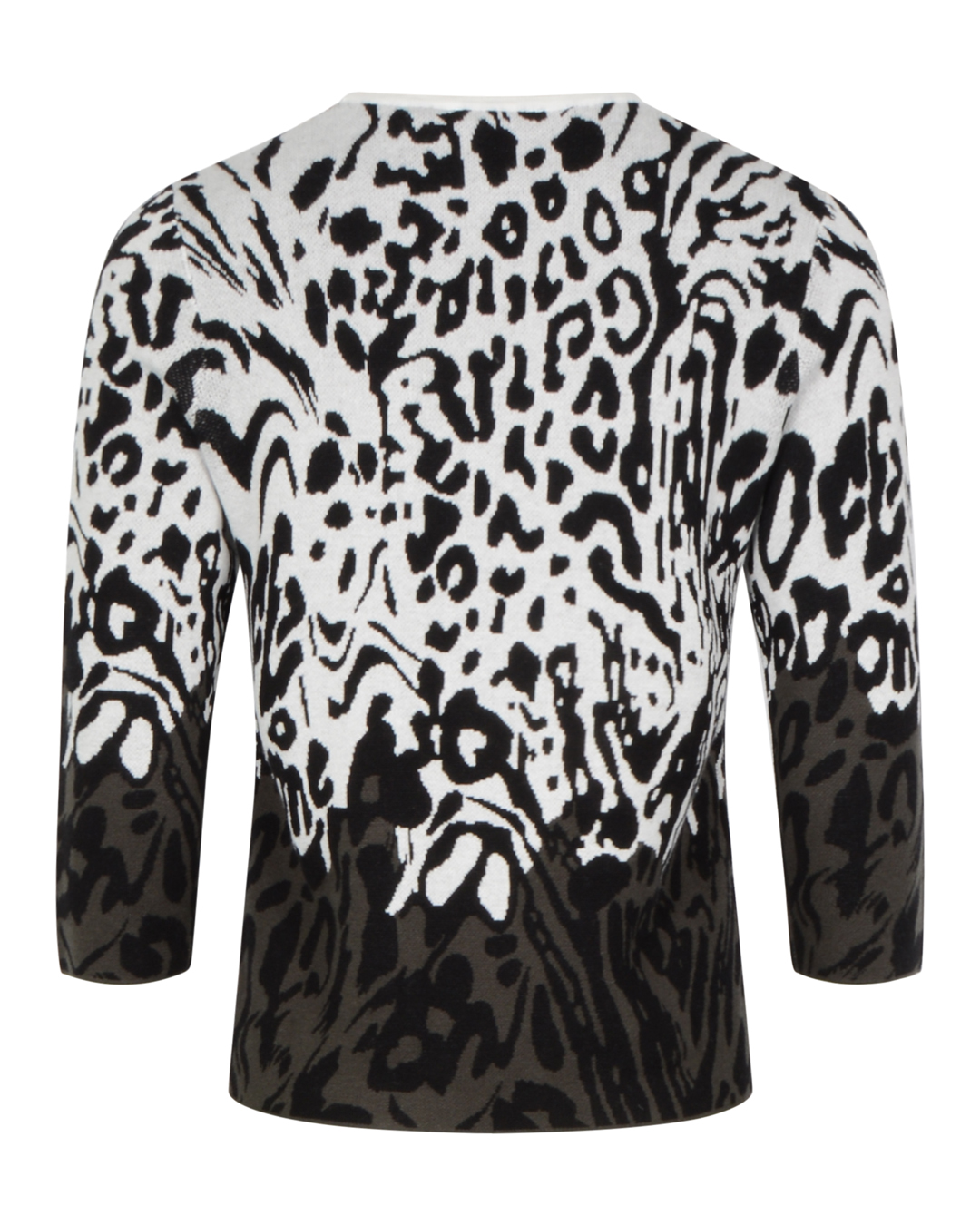 Jumper leo offwhite/svart/grön - 2