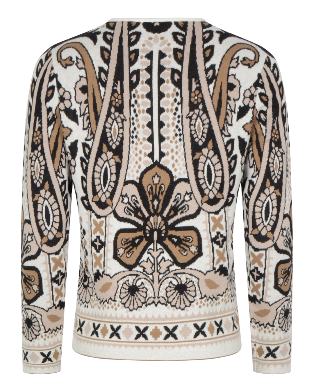 Jumper mönstrad offwhite/beige/svart - 2