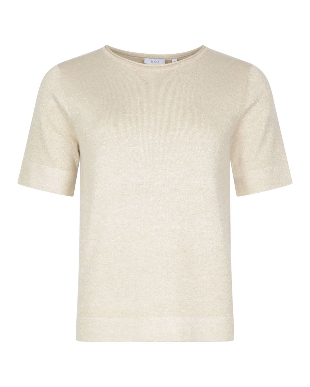 Jumper kort ärm glitter guld