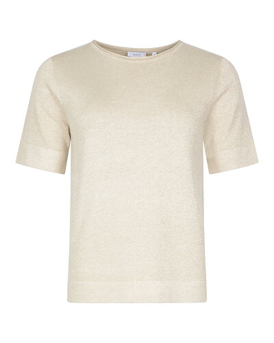 Jumper kort ärm glitter guld