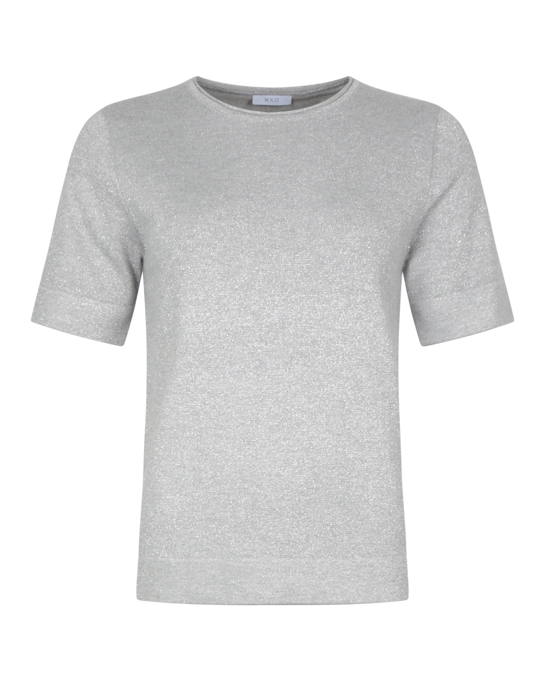 Jumper kort ärm glitter silver