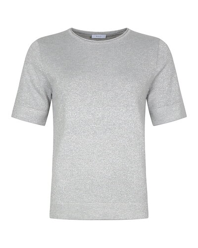 Jumper kort ärm glitter silver