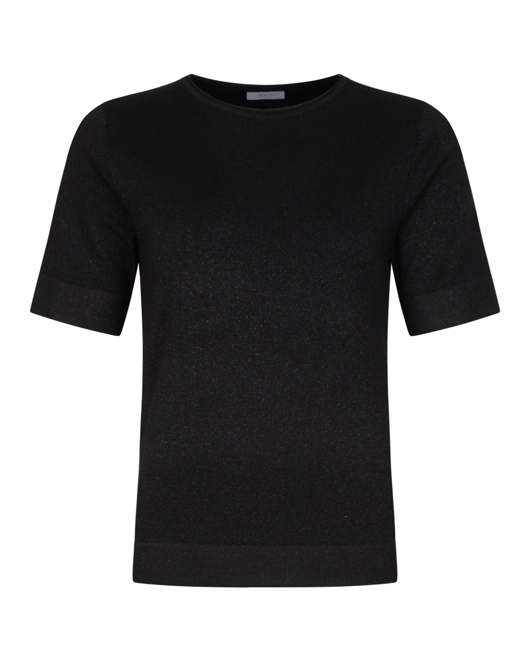 Jumper kort ärm glitter svart