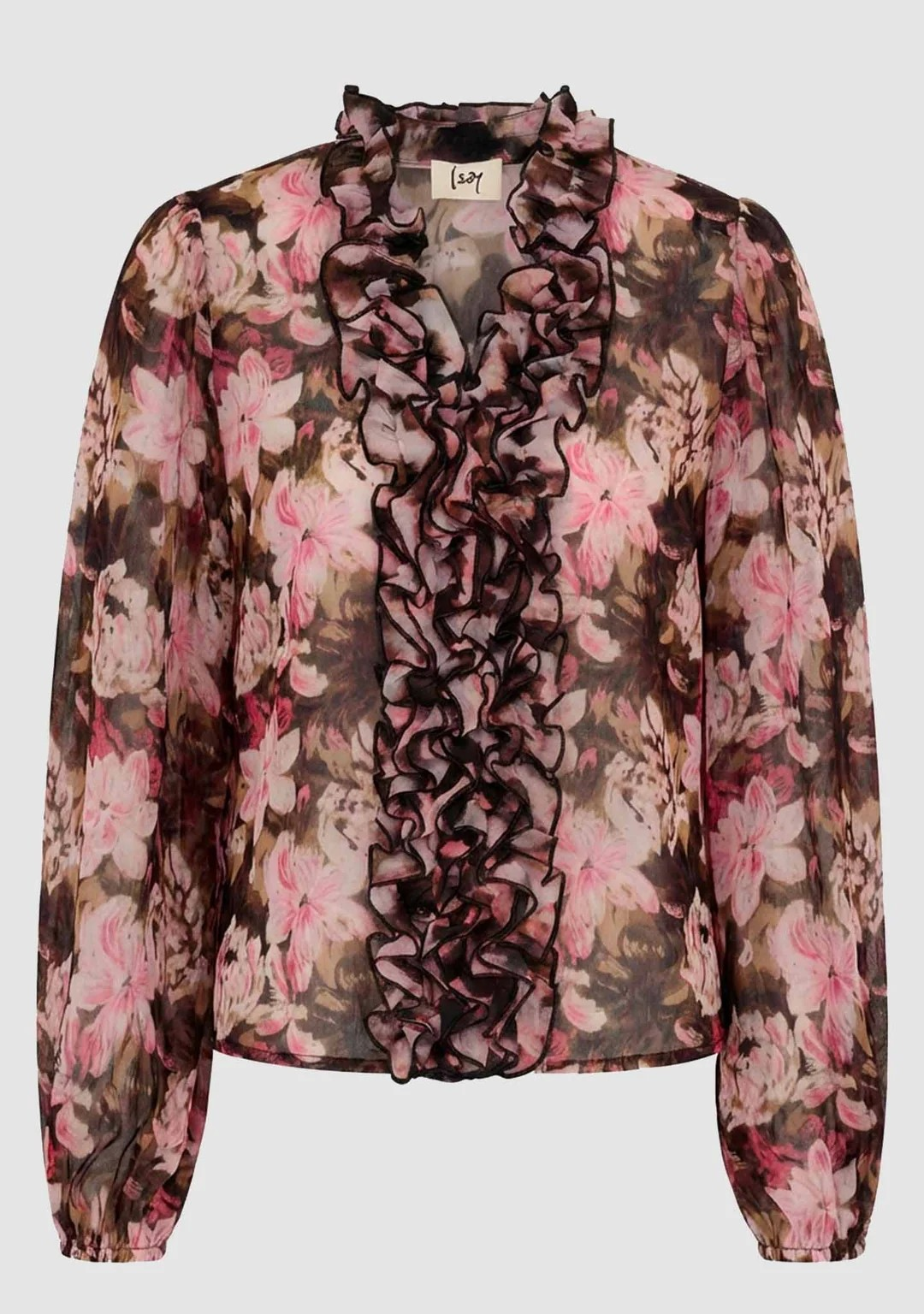 Vibse Ruffle Blouse - Flower - Isay - 4