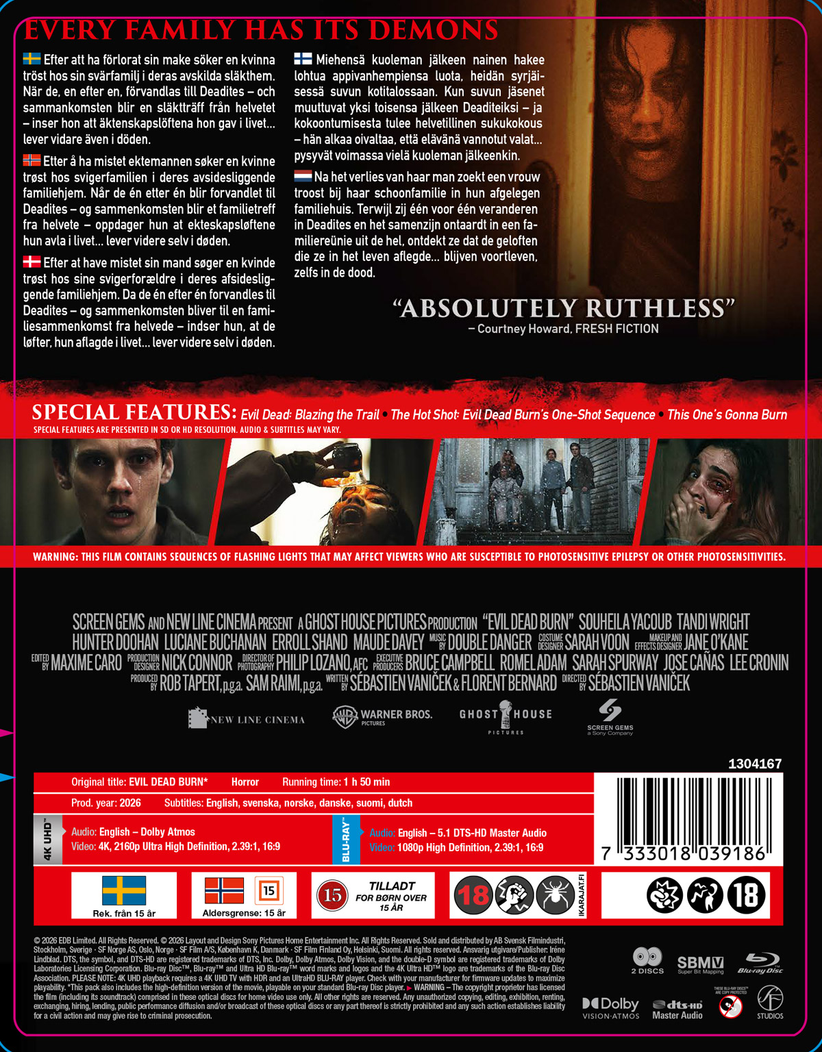 Evil Dead Burn (Limited Edition Steelbook) (4K Ultra HD + Blu-ray) - 2