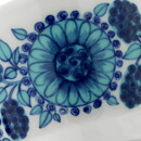 ライヤ・ウオシッキネン  Johannaシリーズ  青/ターコイズの花のシュガーボウル  11/6cm  1968年  [サンプル画像]