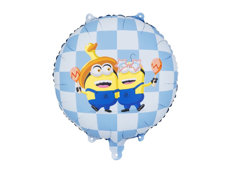 Rund Minions folieballong 35 cm