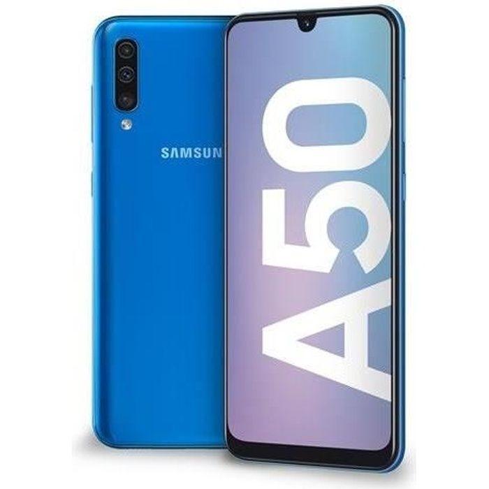 Samsung Galaxy A50 SM-A505FN/DS Dual SIM 128GB - 1 År Garanti Begagnad - Blå