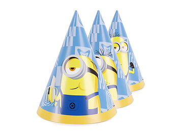 Minions kalashattar 16 cm 6-pack