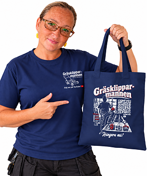 Gräsklipparmannen Tygpåse