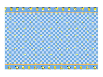 Minions pappersduk 180 x 120 cm i blått och gult