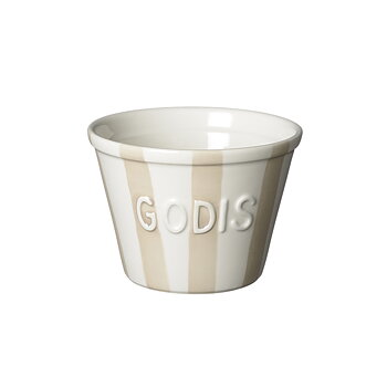 Bruka Design Stor Godisskål - Havre Stripes
