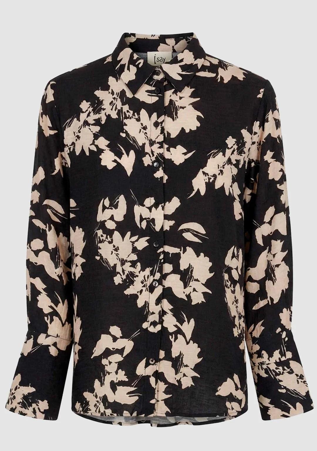Ane Shirt - Black W/Cream - Isay - 5