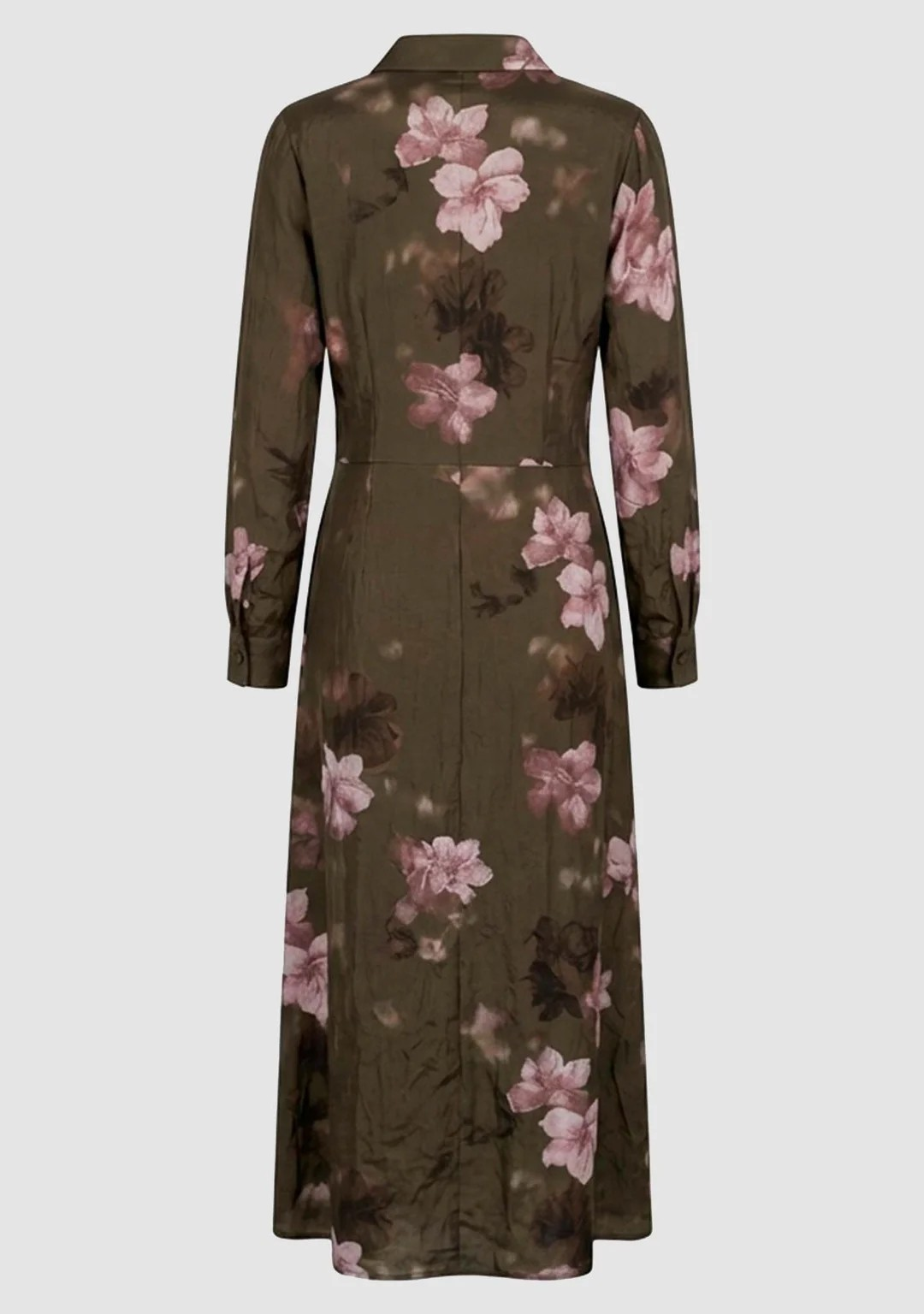 Ane Classic Dress - Khaki Flowerdream - Isay - 3