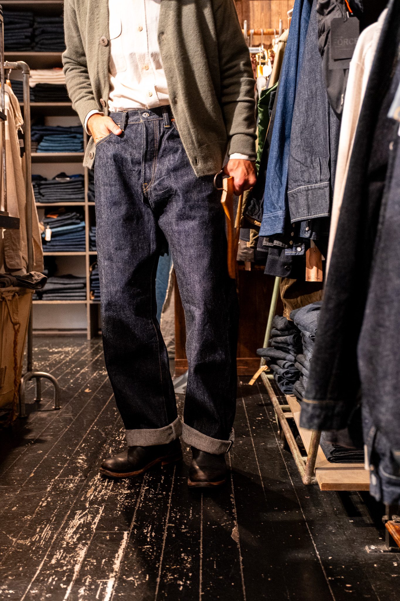 Samurai - S310XX19ozII Super Wide Jeans Indigo 19oz - 12