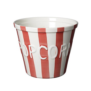 Bruka Design Popcornskål - Röd Stripes
