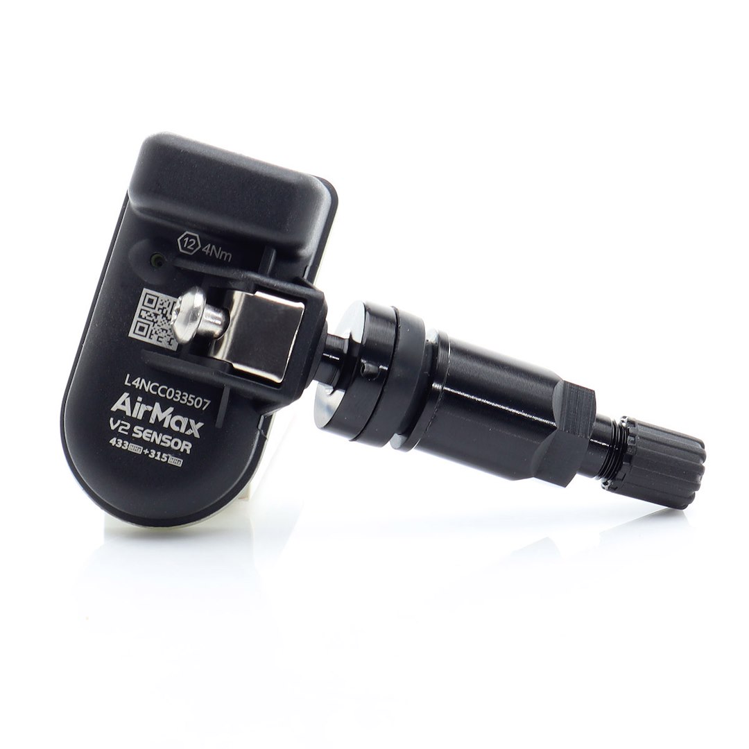 AirMax V2 TPMS-sensor 315/433 MHz – svart