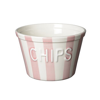 Bruka Design Chipsskål - Rosa Stripes