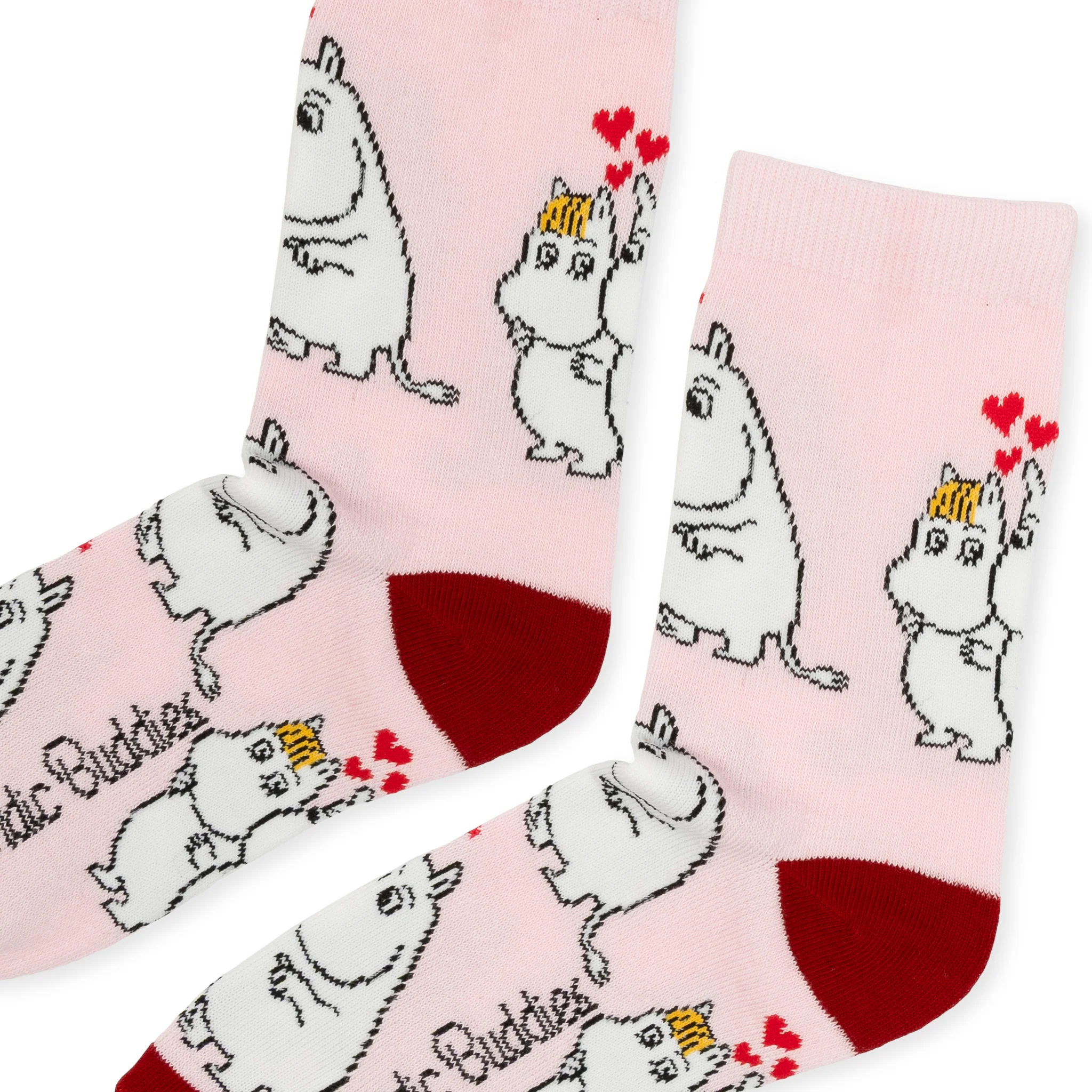 Mumin strumpor 36-42 - Förälskade, rosa - 3
