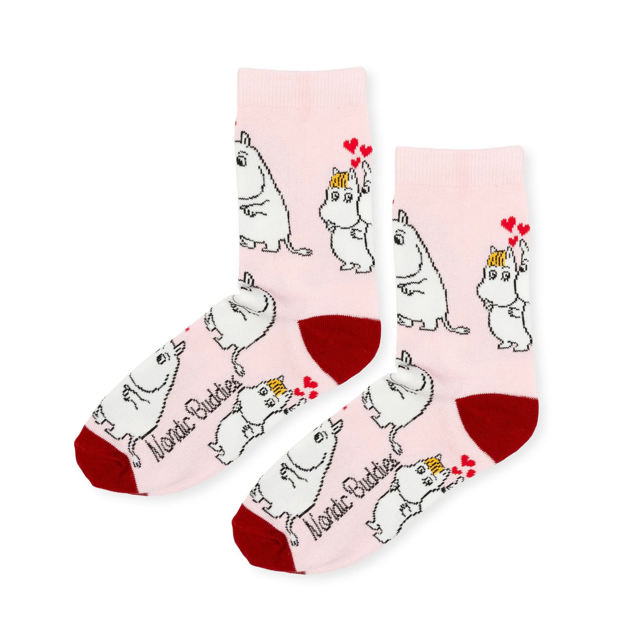 Mumin strumpor 36-42 - Förälskade, rosa