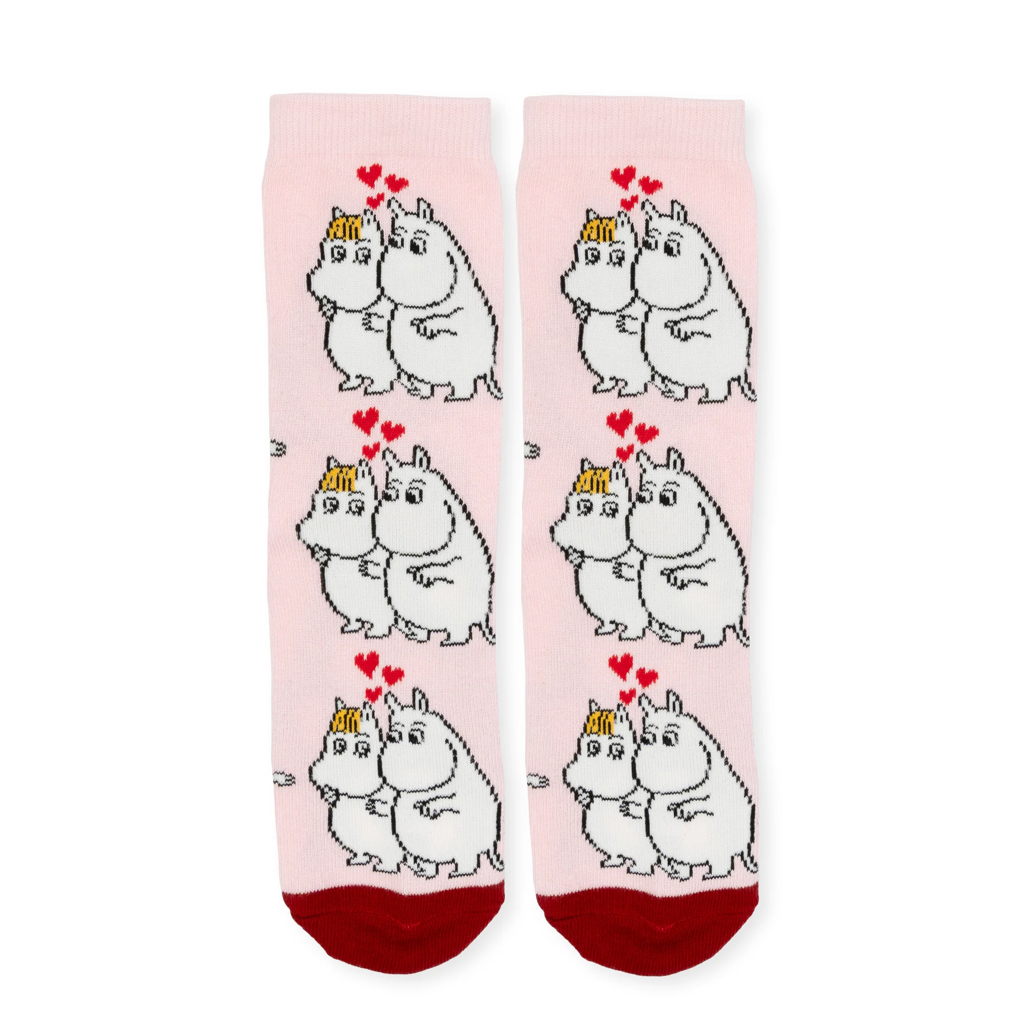 Mumin strumpor 36-42 - Förälskade, rosa - 2