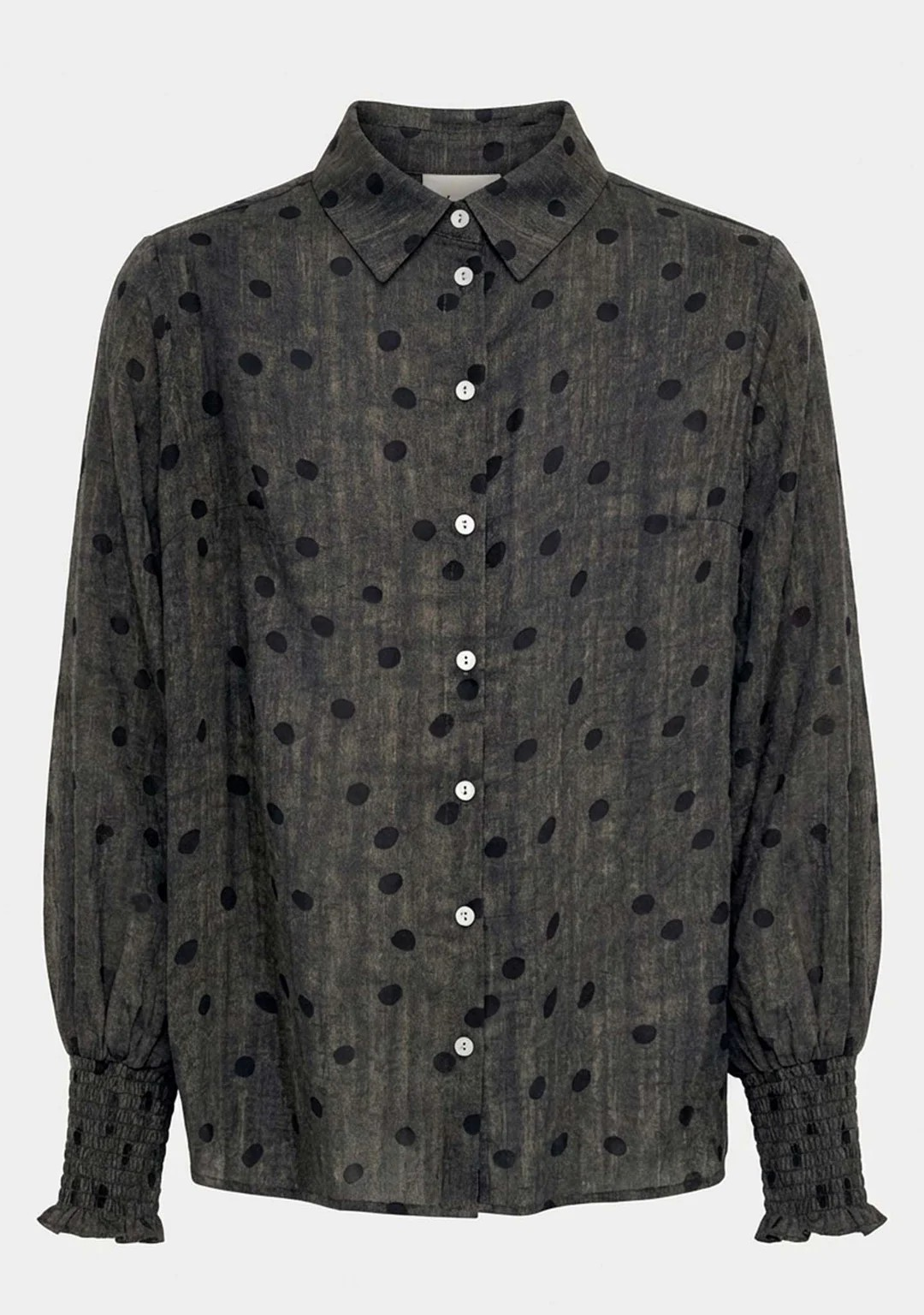 Vibse Shirt - Brown Dots - Isay  - 5