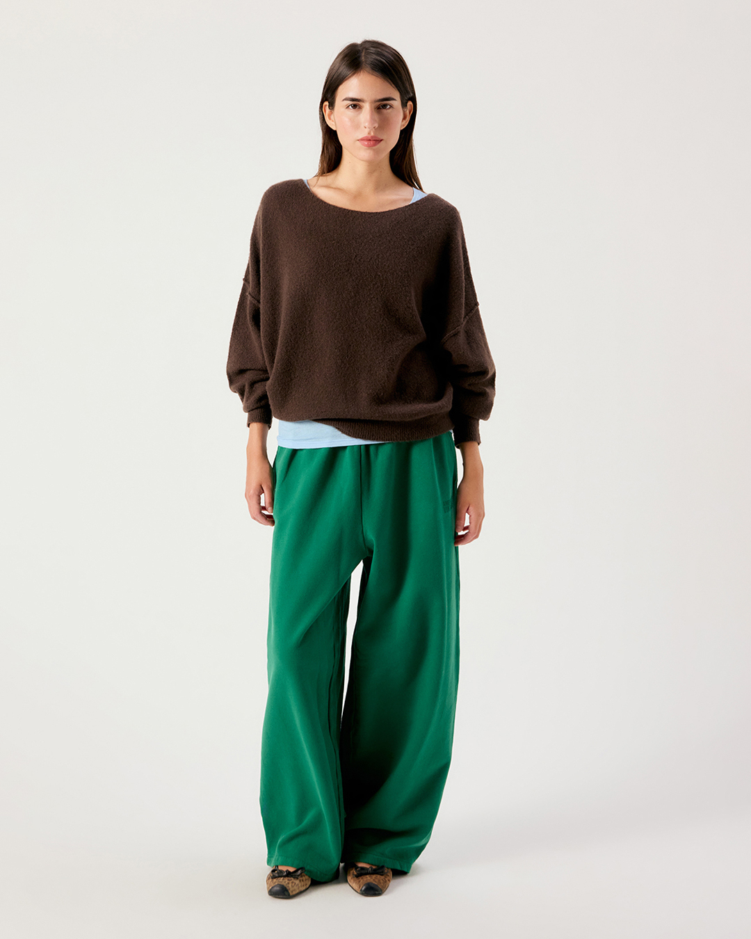 Jumper Damsville rundringad brun - 7