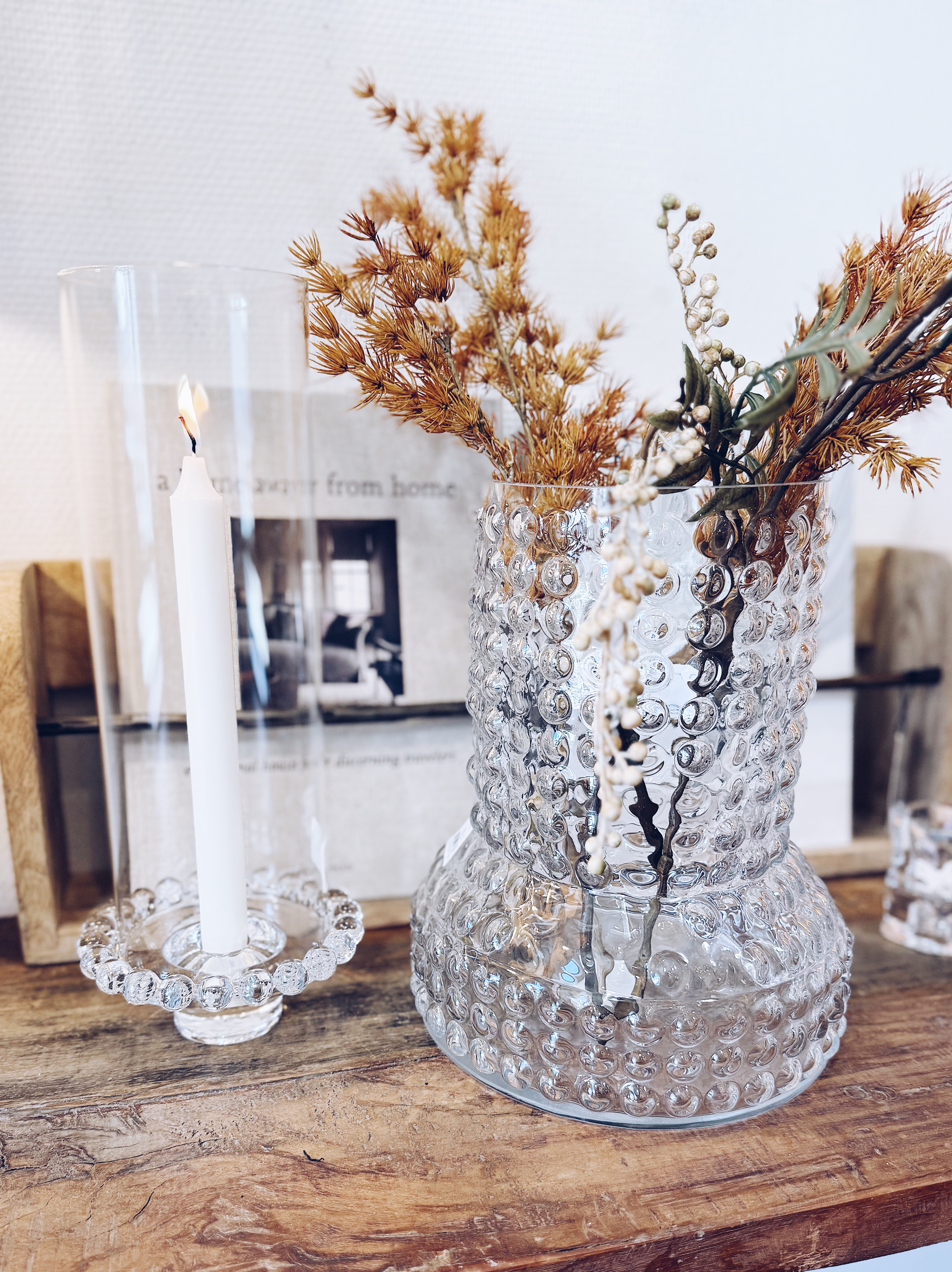 OLSSON & JENSEN Vas i bubblig klarglas