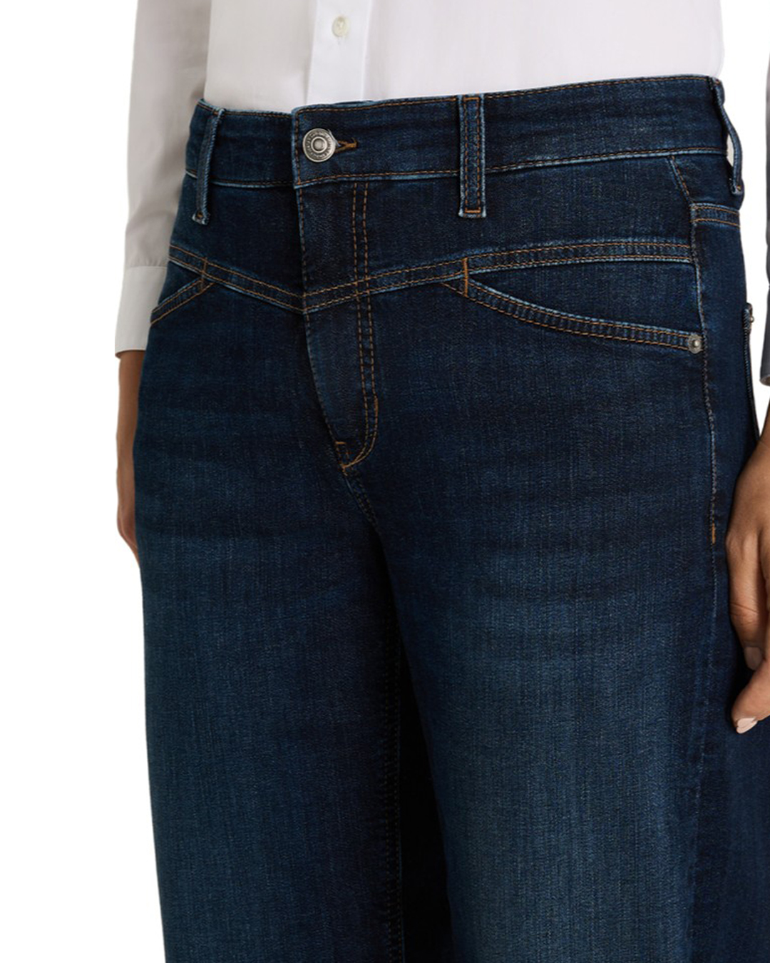 Barreljeans Elin dark used blå - 4