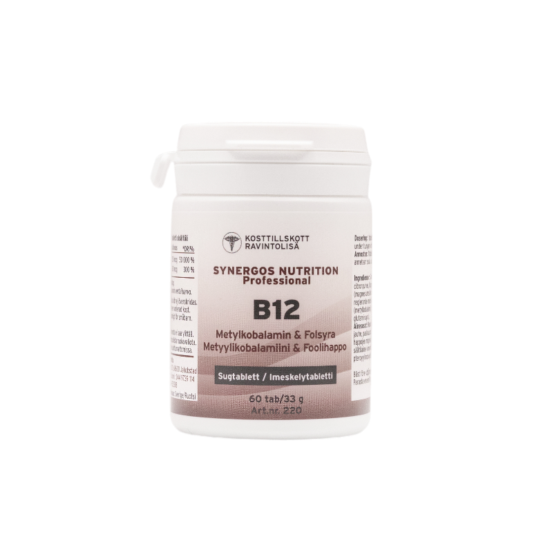 B12 & Folsyra 60 sugtablett