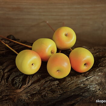 Äpple Sticks Gul-orange-röda Nyanser 25mm St/Förp. Pris från