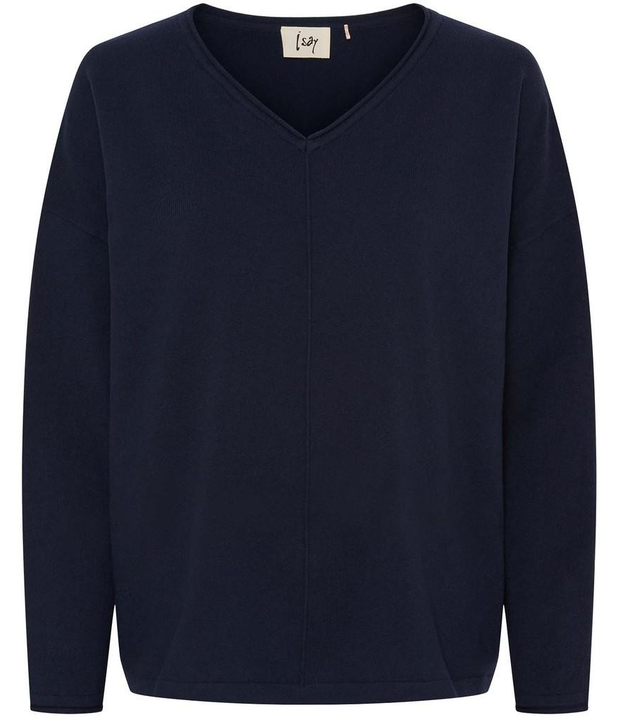 Frigga V-Neck - Navy - Isay