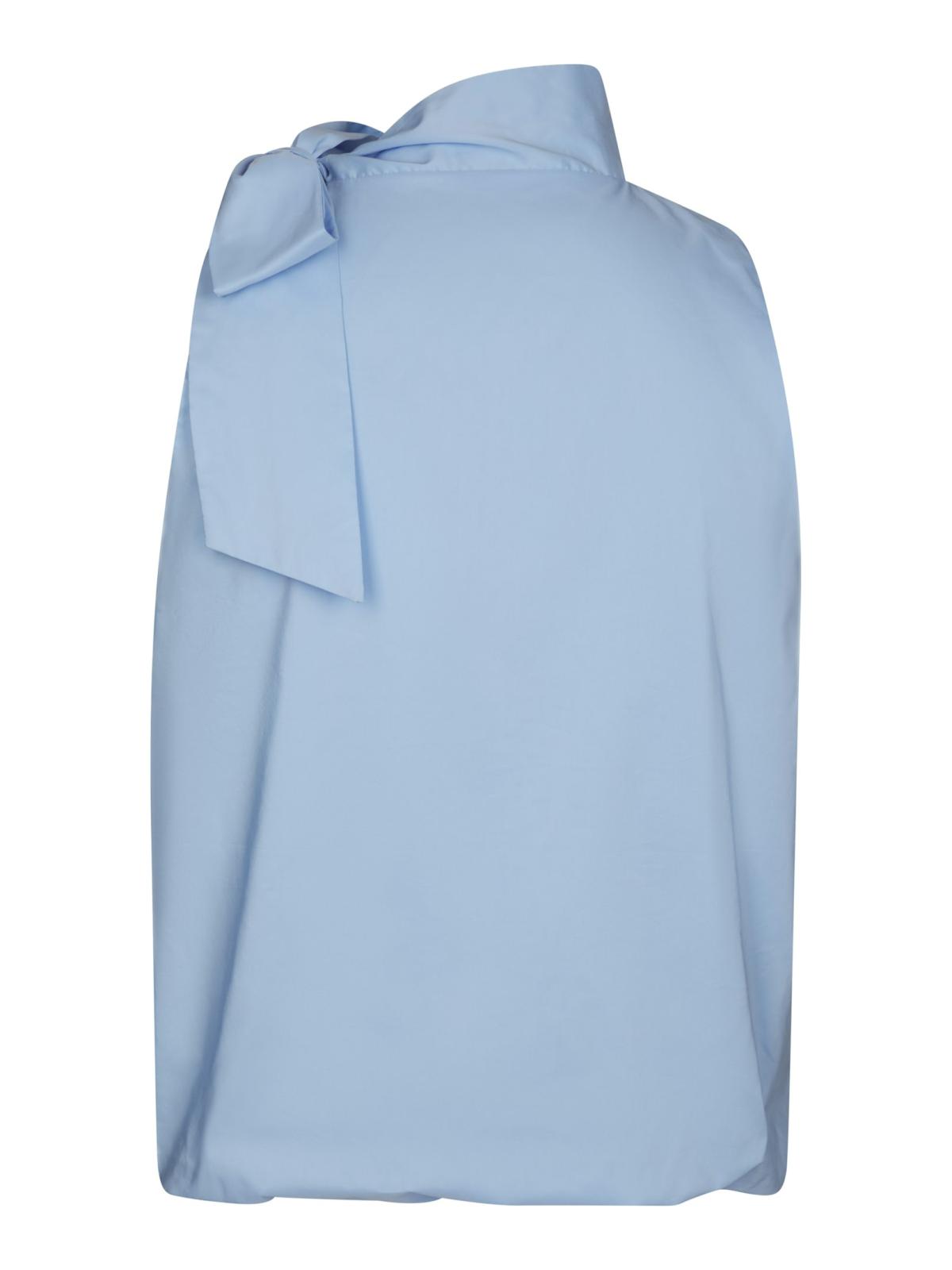 Neo Noir Veda Poplin Top, Light Blue - 2