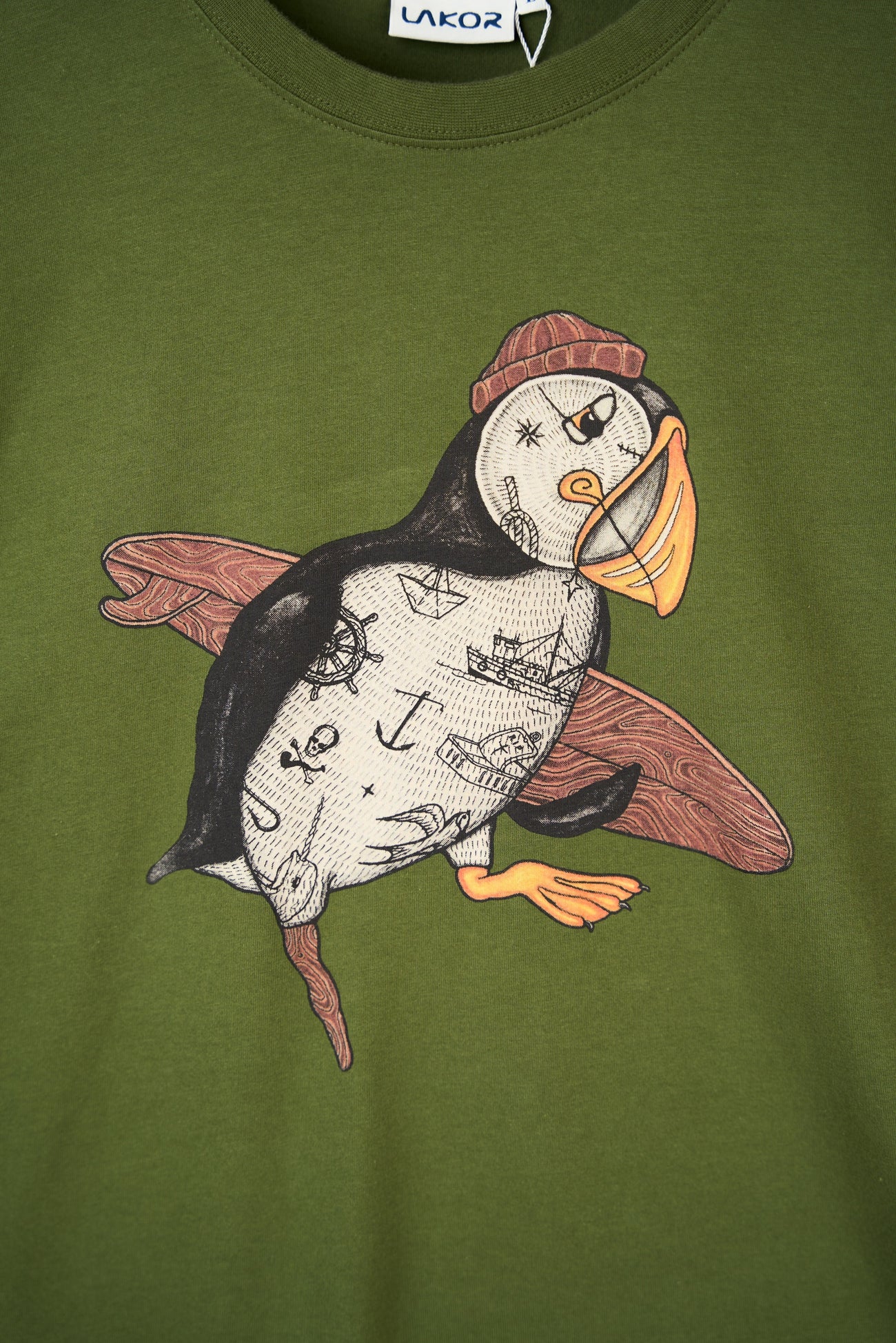 Lakor Sea Parrot Surf T-shirt Riffle Green - 2