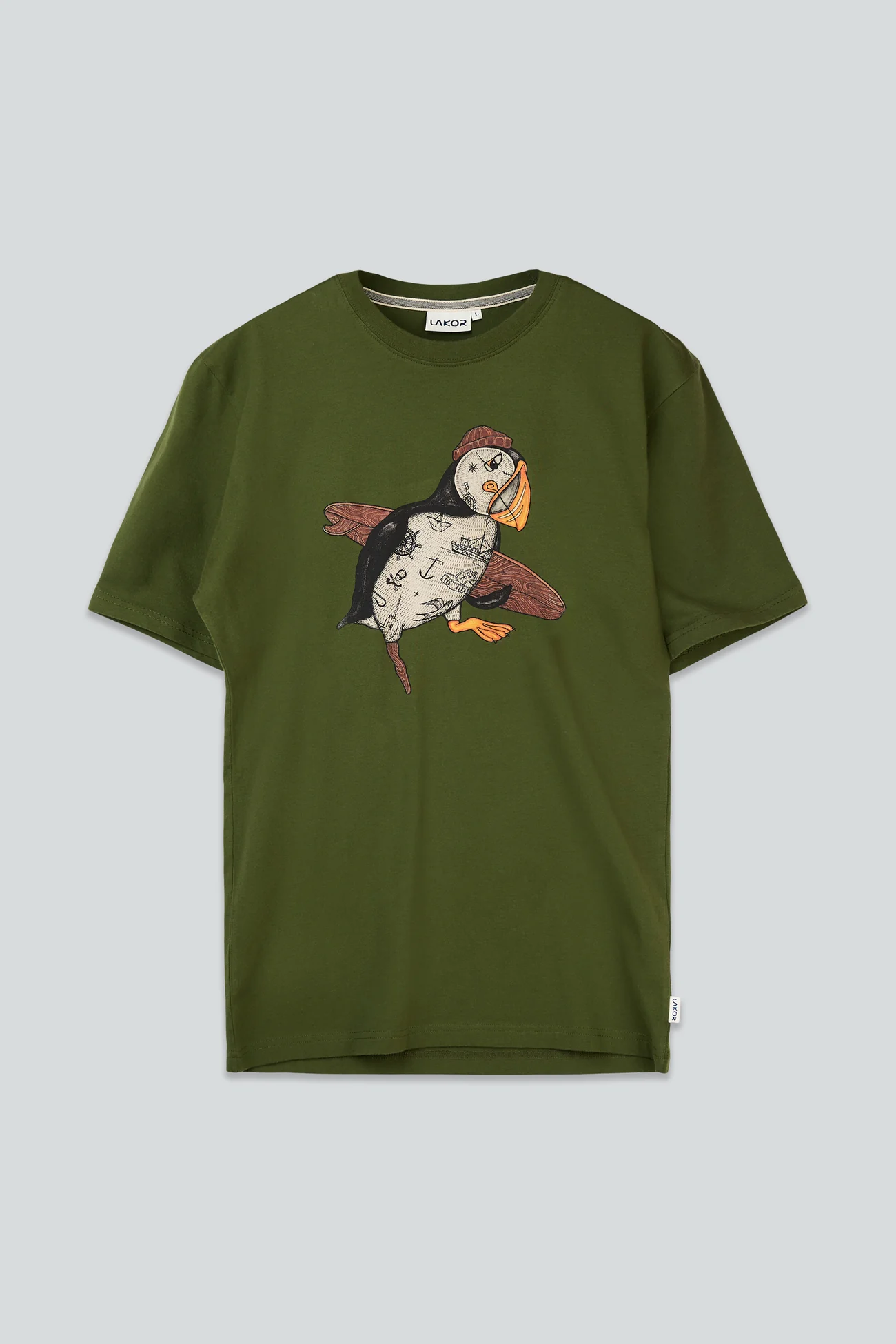 Lakor Sea Parrot Surf T-shirt Riffle Green