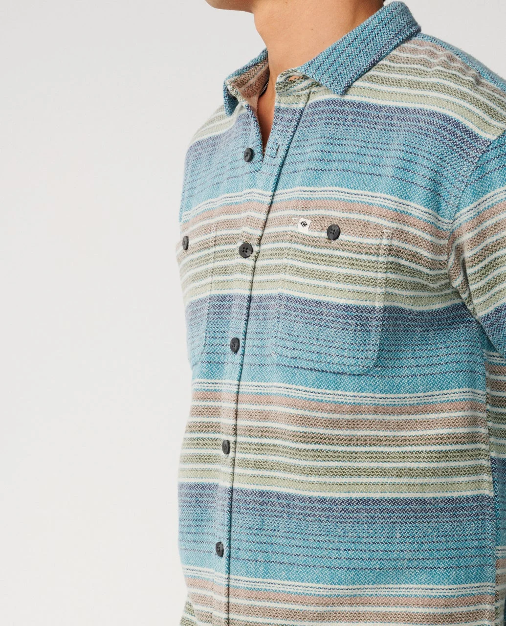 Rip Curl shirt Baja flannel dusty jade - 6