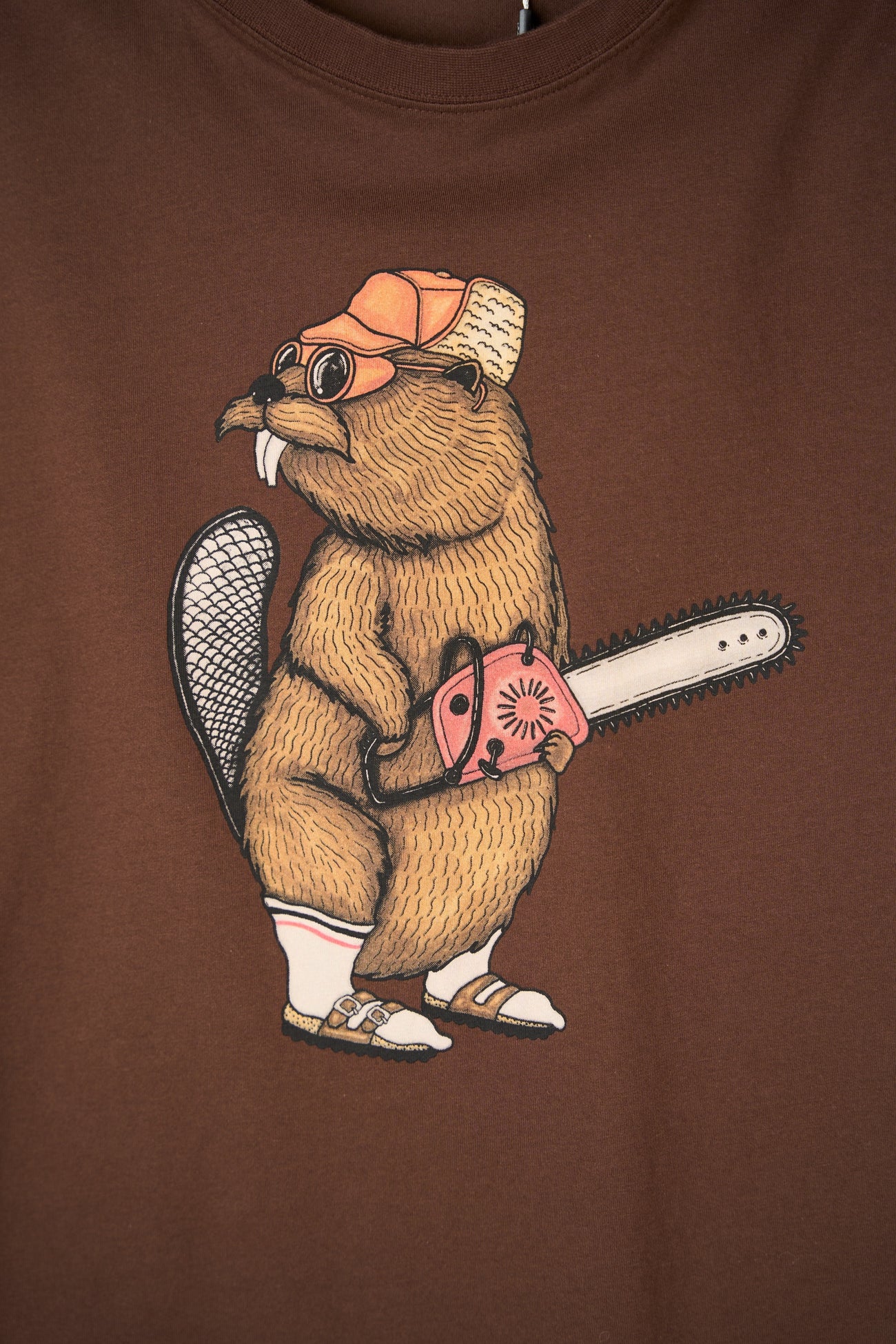 Lakor Lazy Lumber T-shirt Chicory Coffee - 2