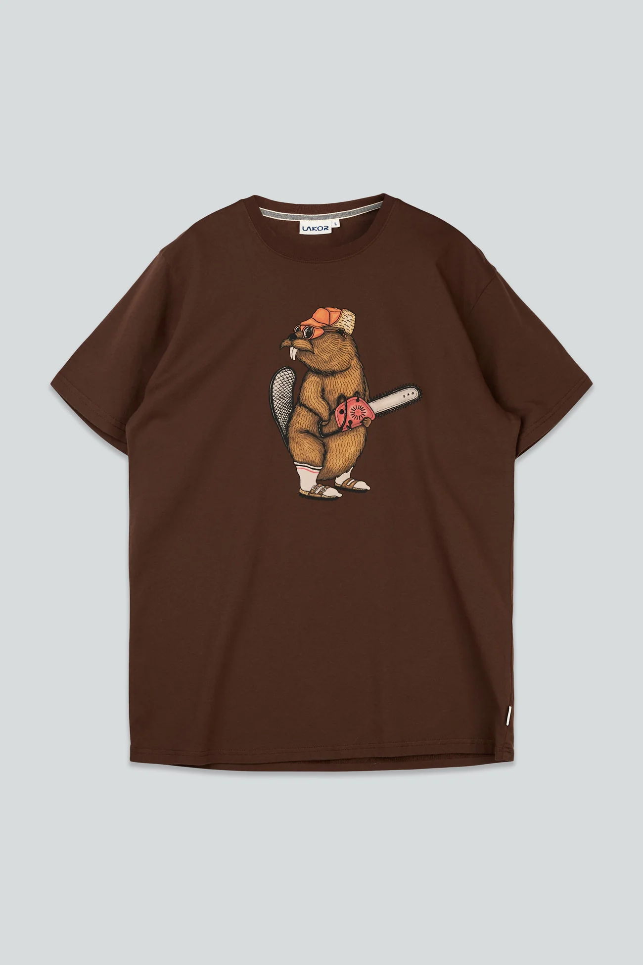 Lakor Lazy Lumber T-shirt Chicory Coffee
