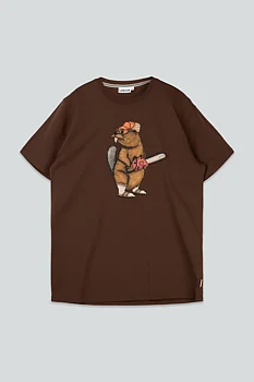 Lakor Lazy Lumber T-shirt Chicory Coffee