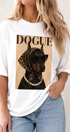 T-shirt DOGUE- vit