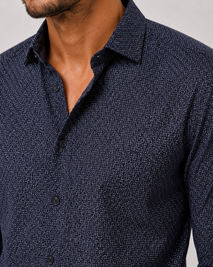 Clean Cut Emil AOP Stretch Shirt - 2