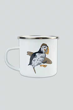 Lakor Sea Parrot Surfer Emaljmugg 