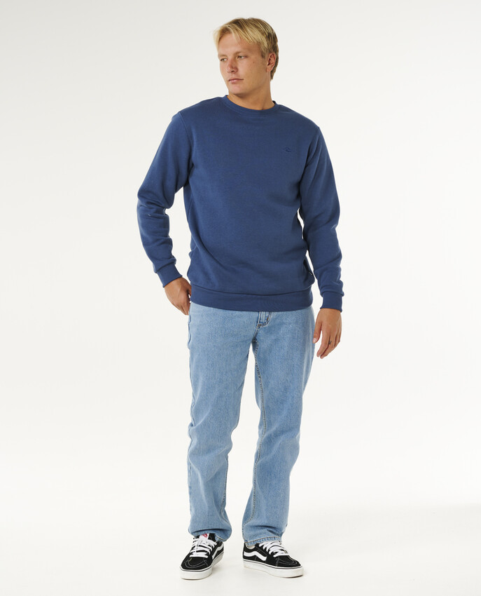 Rip Curl sweatshirt classic surf crew light navy - 3