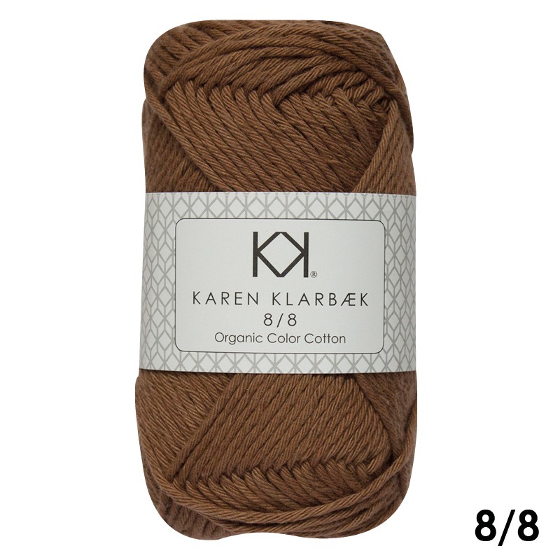 KK Ekologiskt Bomullsgarn 8/8 , 1010 Brown sugar
