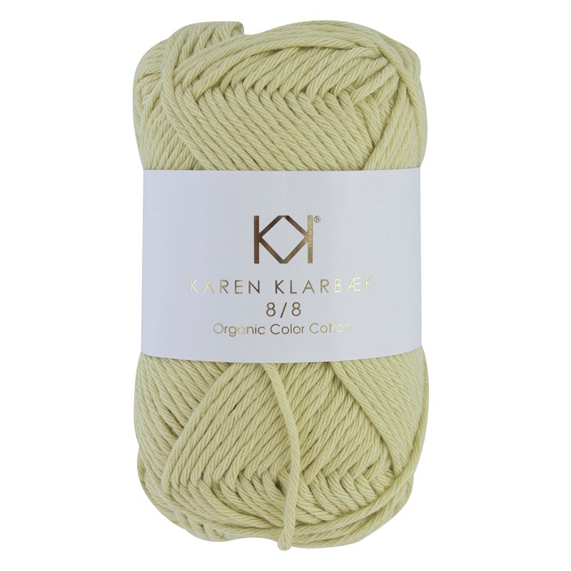 KK Ekologiskt Bomullsgarn 8/8 , 1031 Pastell Yellow