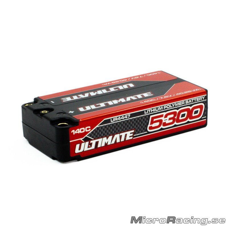 ULTIMATE  - Batteri LiPo, Graphene HV, Shorty, 2S 140C, 7.6V/5300mAh - 2